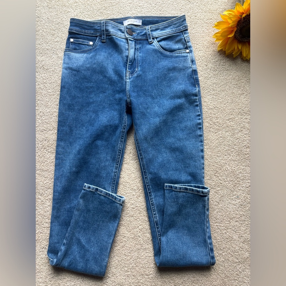 Arturo Calle Woman Blue Skinny Jeans – Size 6
